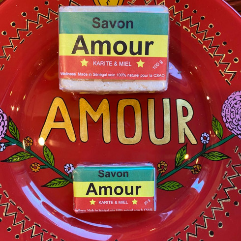 AMOUR Soap, with shea butter & honey,...