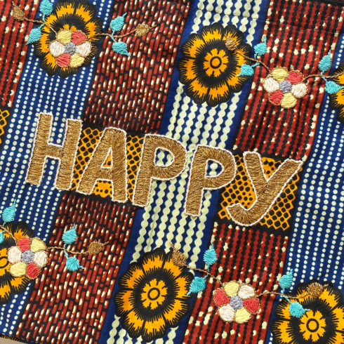 Sac Kossiwa brodé HAPPY