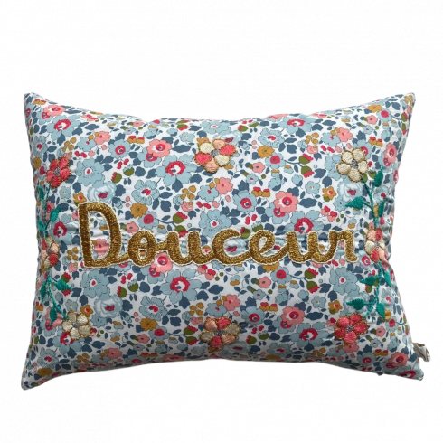 Embroidered cushion DOUCEUR