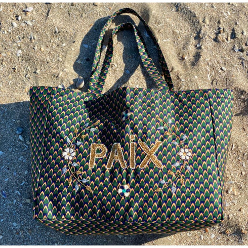 Kossiwa bag embroidered PAIX