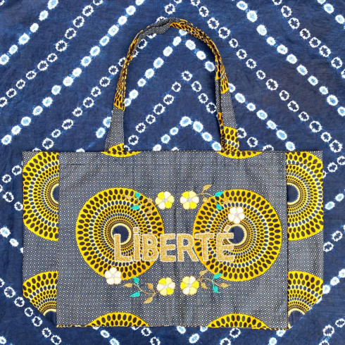 Sac Kossiwa brodé LIBERTE