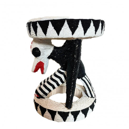 Beaded stool from Cameroon
