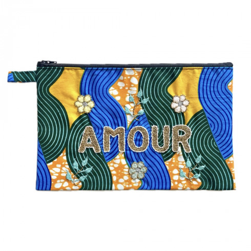 Embrodered clutch Amour L